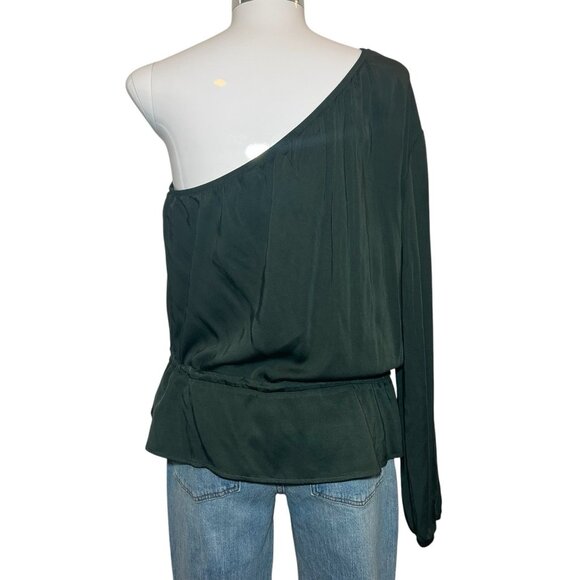 Cloth & Stone Anthropologie Women’s Top Small Size Green On Shoulder Blouse NWT - Picture 2 of 10